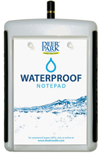 DeerPark branded The Droodle - waterproof notepad - Write. Rip. Repeat.